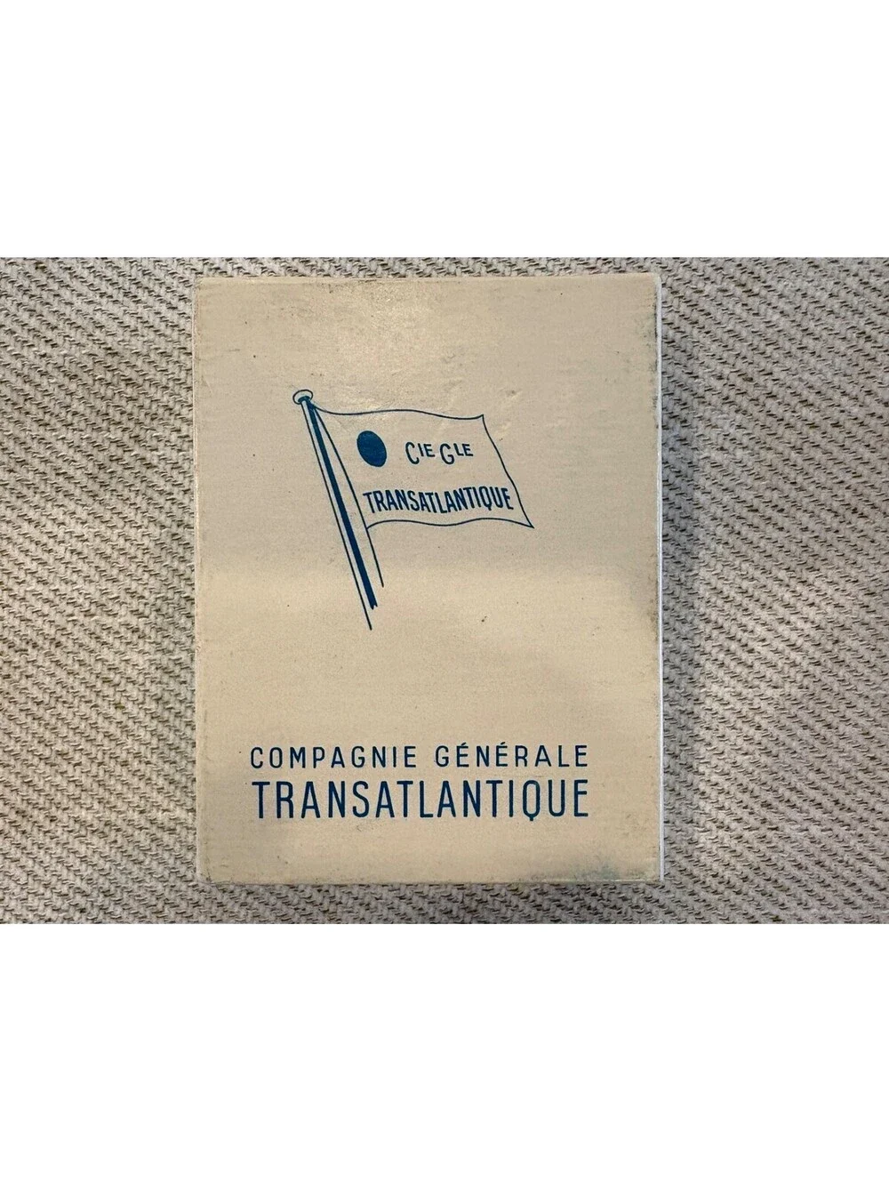 Vintage French Line Playing Cards Sealed Deck Compagnie Generale Transatlantique